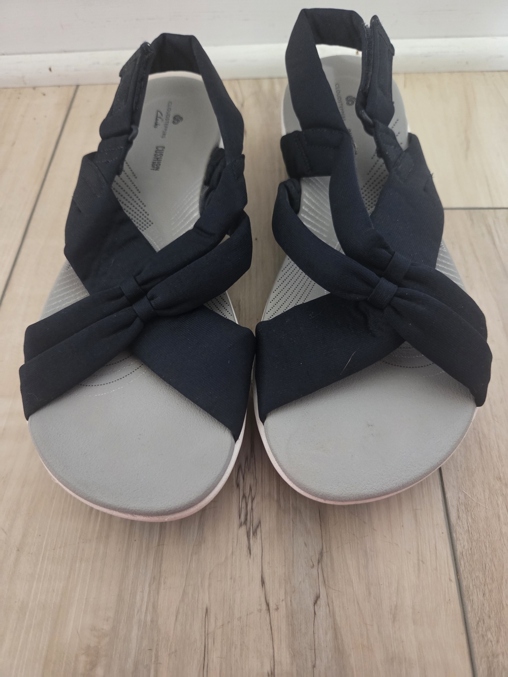 Clarks Cloudsteppers Arla Sandals Navy Blue Women's 9